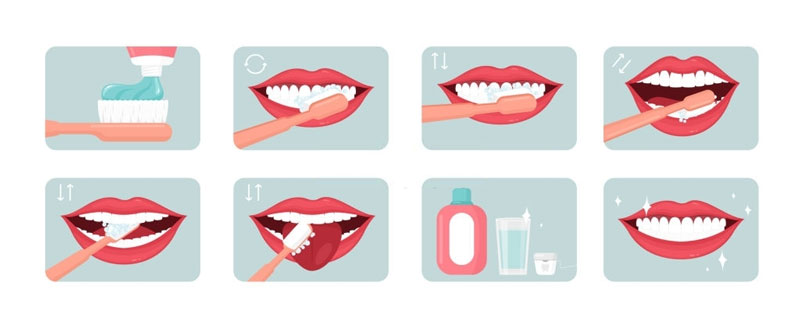 Súc miệng nước muối là nước cuối cùng trong quá trình vệ sinh răng miệng