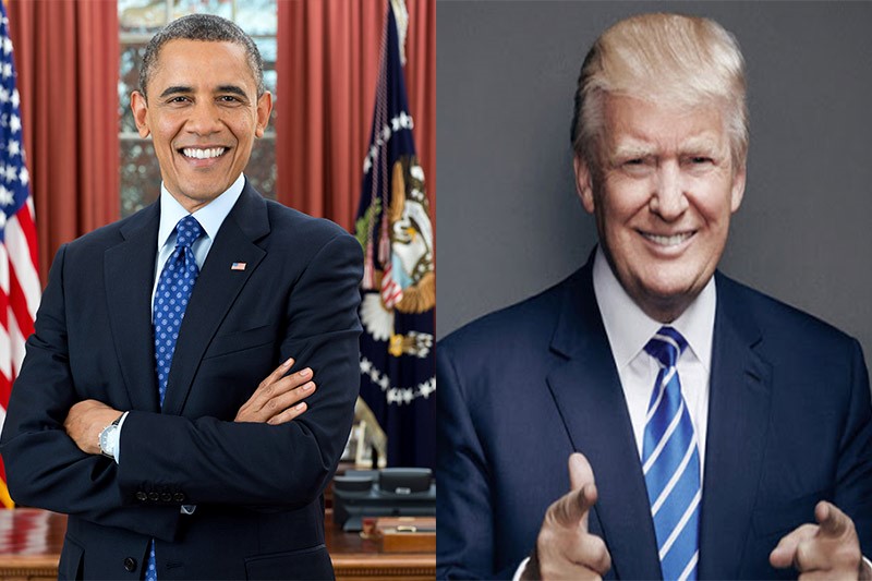 Barack Obama và Donald Trump sở hữu hàm răng rồng đầy quyền lực