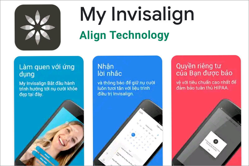 “My Invisalign” Phần mềm theo dõi và hướng dẫn chỉnh nha hiệu quả