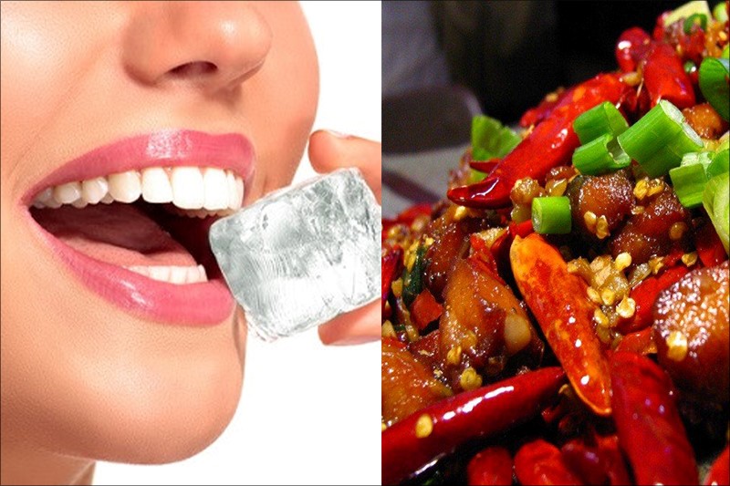 Không nên ăn đồ cứng, cay nóng sau khi nhổ răng