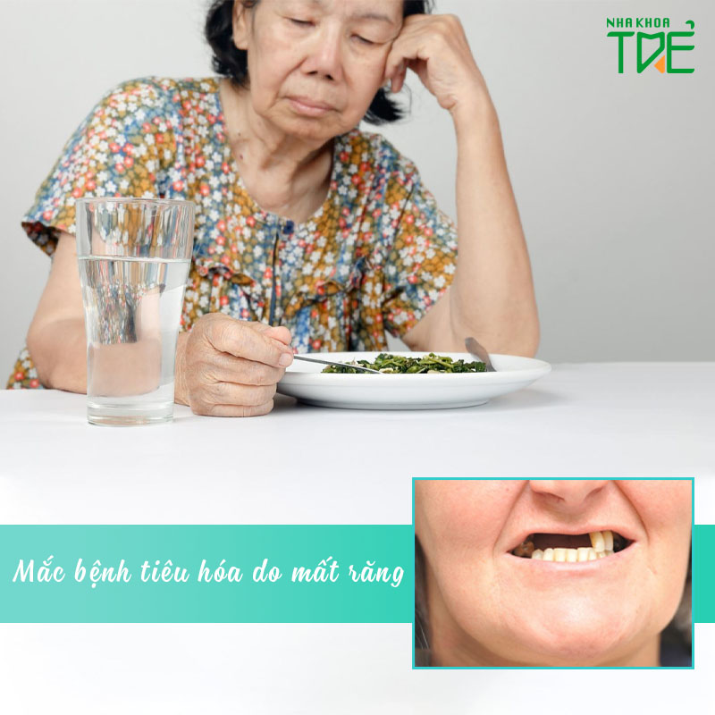 CẢNH BÁO: Hậu quả mắc bệnh tiêu hóa do mất răng lâu ngày