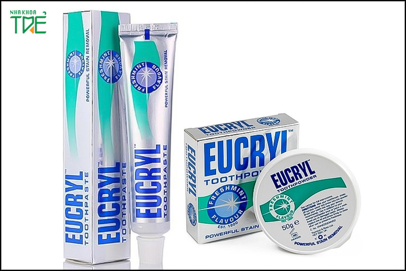 Kem đánh răng Eucryl có hoạt tính làm trắng cao